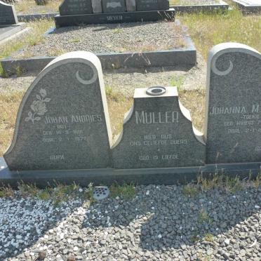 MULLER Johan Andries 1881-1977 &amp; Johanna M.E. VIVIERS 1895-1982