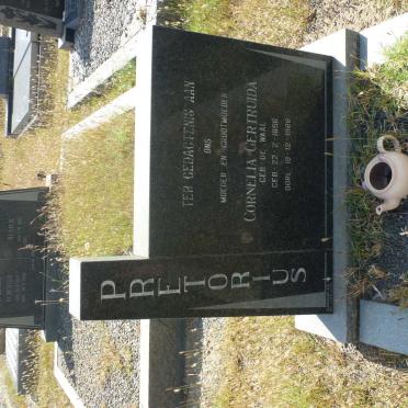 PRETORIUS Cornelia Gertruida nee DE WAAL 1896-1986