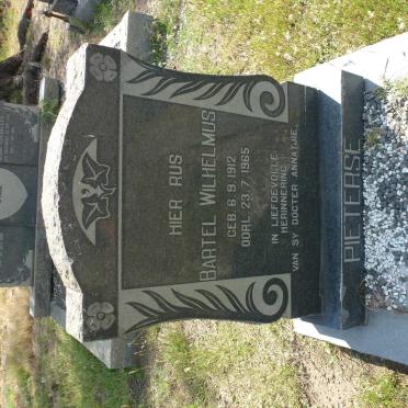 PIETERSE Bartel Wilhelmus 1912-1965