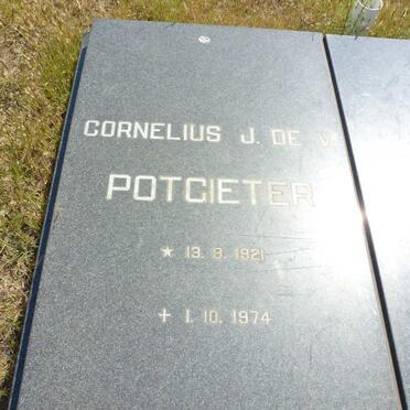 POTGIETER Cornelius de V. 1921-1974 & Judith Maria 1922-1979