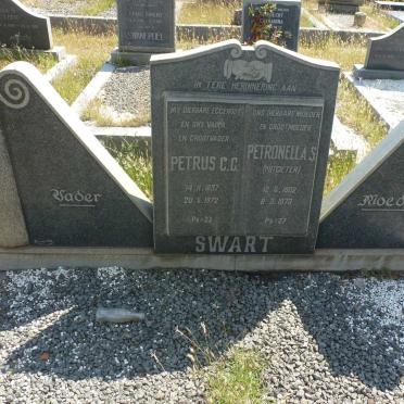 SWART Petrus C.C. 1897-1972 &amp; Petronella S. POTGIETER 1902-1973