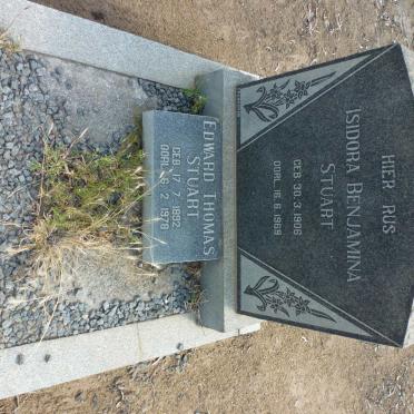 STUART Edward Thomas 1892-1978 &amp; Isidora Benjamina 1906-1969