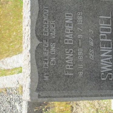 SWANEPOEL Frans Barend 1890-1969