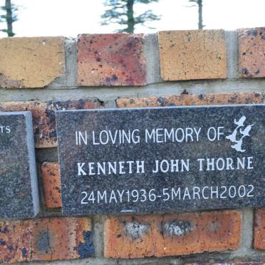 THORNE Kenneth John 1936-2002