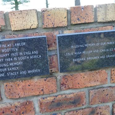 MELLOR Leslie Hugh &amp; Joan Alice
