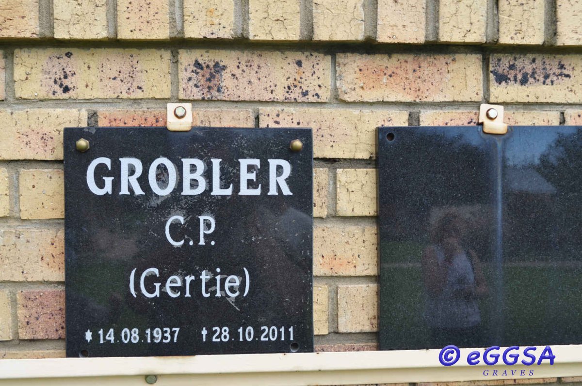 GROBLER C.P. 1937-2011