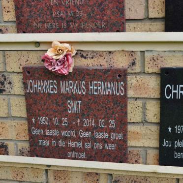 SMIT Johannes Markus Hermanus 1950-2014