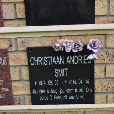 SMIT Christiaan Andries 1974-2014