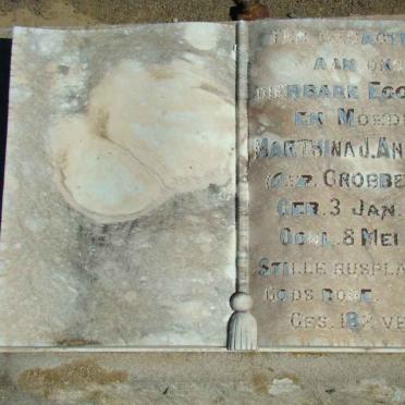 ANDERSON Marthina J. nee GROBBELAAR 1884-1939