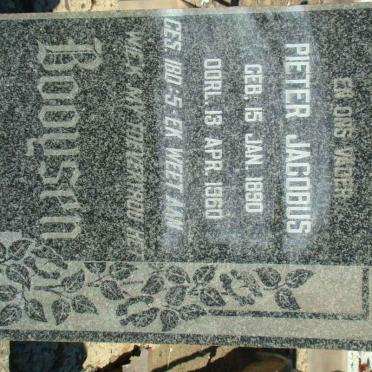 BOOYSEN Pieter Jacobus 1890-1960