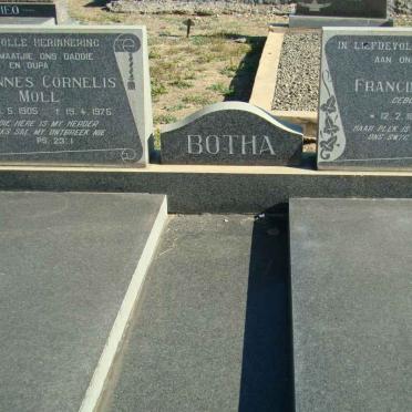 BOTHA Johannes Cornelis Moll 1905-1975 &amp; Francina Jacoba HANCKE 1908-1983