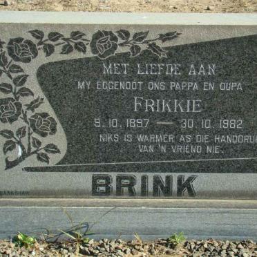 BRINK Frikkie 1897-1982