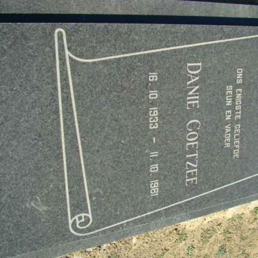 COETZEE Danie 1933-1981