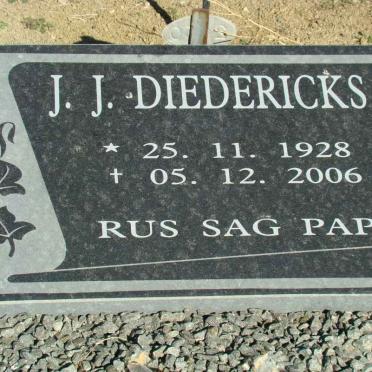 DIEDERICKS J.J.  1928-2006