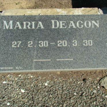DEACON Maria 1930-1930