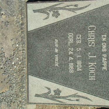 KOCH Chris J. 1904-1968