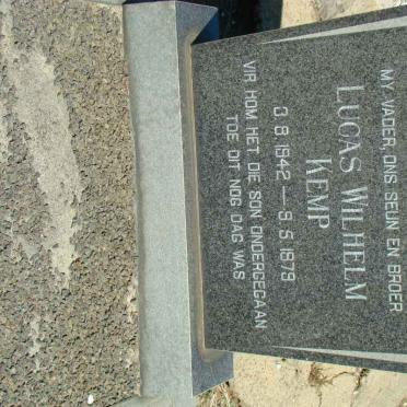 KEMP Lucas Wilhelm 1942-1979