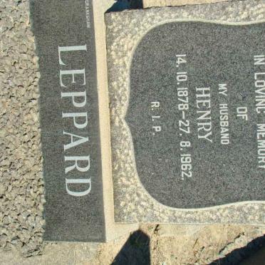 LEPPARD Henry 1878-1962