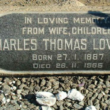 LOWINGS Charles Thomas 1887-1965