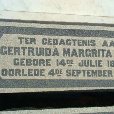 MOLL Gertruida Margarita 1878-1886