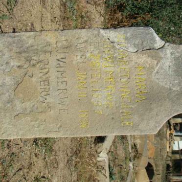 MERWE Maria Elisabet M., v.d. 1897-1898