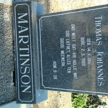 MARTINSON Thomas Johannes 1951-1989
