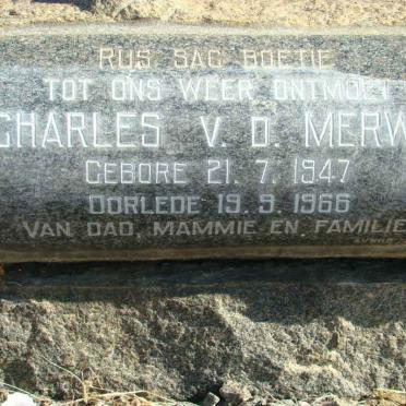 MERWE Charles, v.d. 1947-1966