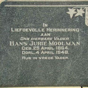 MOOLMAN Hans Jurie 1864-1948