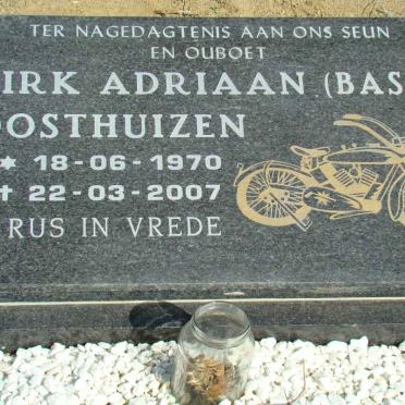 OOSTHUIZEN Dirk Adriaan 1970-2007