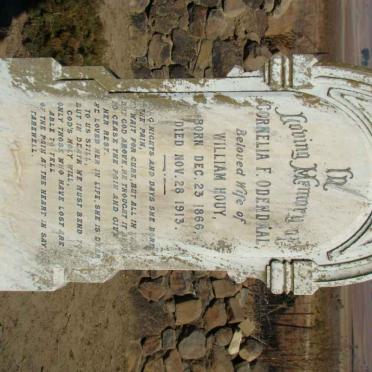 ODENDAAL Cornelia F. 1866-1913