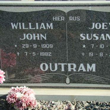 OUTRAM William John 1909-1982 &amp; Joey Susanna 1926-2003