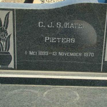 PIETERS C.J.S. 1899-1970