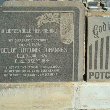 POTGIETER Roelof Theunis 1924-1956