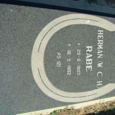 RABE W.C.H. 1953-1992