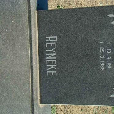 REYNEKE Miems 1911-1989