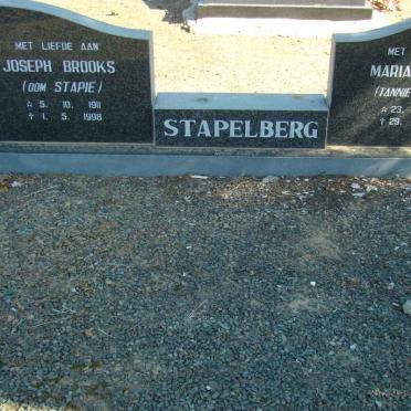 STAPELBERG Joseph Brooks 1911-1998 &amp; Maria Aletta 1911-1999