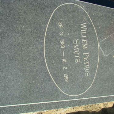 SMUTS Willem Petrus 1958-1992
