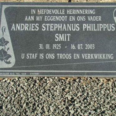 SMIT Andries Stephanus Philippus 1925-2003