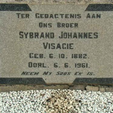 VISAGIE Sybrand Johannes 1882-1961