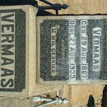 VERMAAS Petrus Lafras 1867-1933