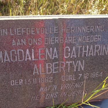 ALBERTYN Magdalena Catharina 1882-1964