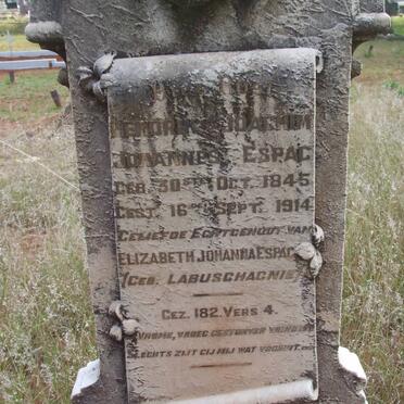 ESPAG Hendrik Joachim Johannes 1845-1914