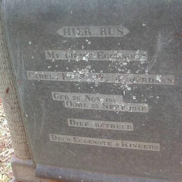 JORDAAN Carel F.P.W. 1860-1940