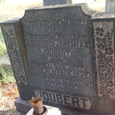 JOUBERT Johannes Jeremias 1897-1939