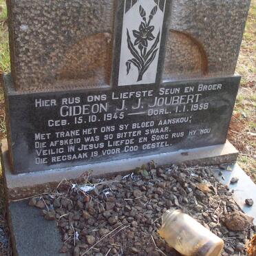 JOUBERT Gideon J.J. 1945-1958