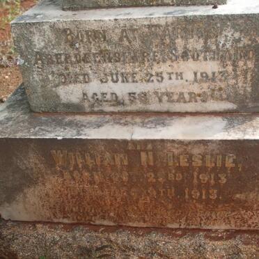 McRAE Mary Ironside -1913 :: McRAE William N. Leslie 1913-1913 