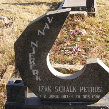 NIEKERK Izak Schalk Petrus, van 1917-1986