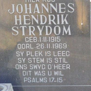 STRYDOM Johannes Hendrik 1915-1969
