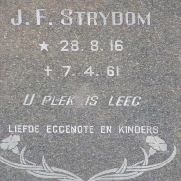 STRYDOM J.F. 1916-1961