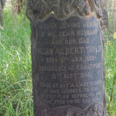 TAYLOR William Albert 1858-1942